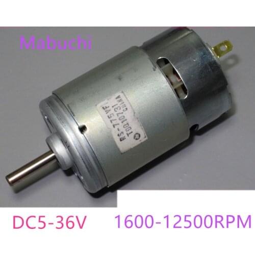 Motor 775 12V 24V 36V Large torque Replace for RS-775WC-8514 RS-775VF-4047 BOSCH MAKITA HITACHI Drill Circualar Saw DIY