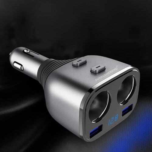 FUYOUSHENZHU Car charger for cigar lighter Dual USB on-board charger Cigarette Lighter USB power distributor