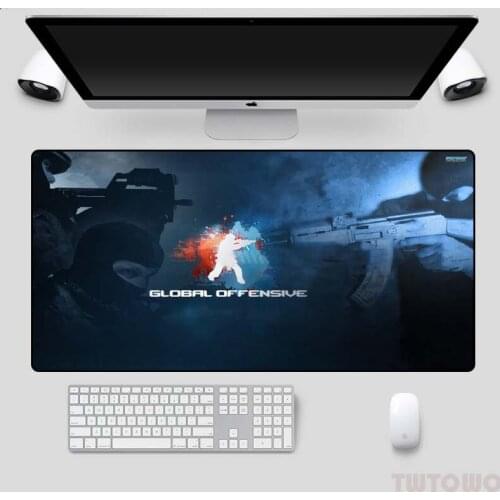 CS GO Gaming Mouse Pad Durable Non-slip Keyboard Mice Mat Super Blood Overlock Edge Big Gaming Mouse Pad for Boyfriend Games
