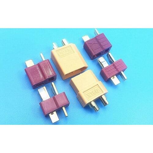 Model aircraft batteries T plug connector set:male + female
