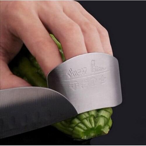 Stainless Steel Finger Hand Protector Guard Personalized Design Chop Safe Slice Knife Kitchen Cooking Tools