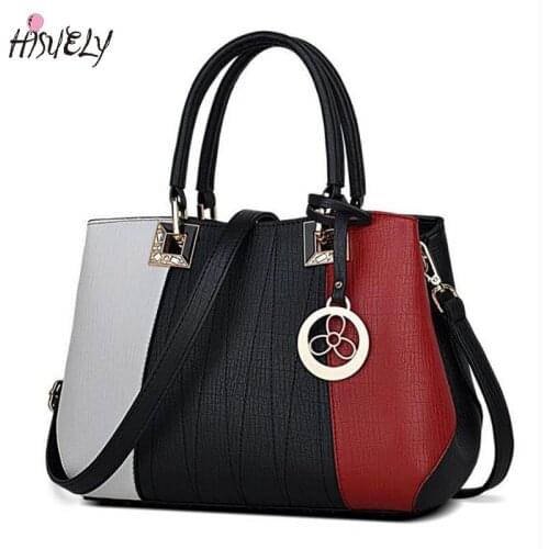 New Arrival Patchwork Top Handbag Women Messenger Bag Ladies inclined Shoulder Woman Bags Handbag Women Vintage Vintage Designer