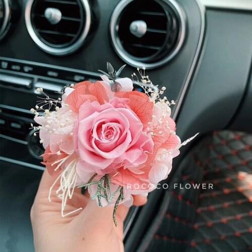 High-end Car Air Freshener Creative Eternal Flower Car Air Conditioning Outlet Aromatherapy Clip Perfume Car Interior Decoration