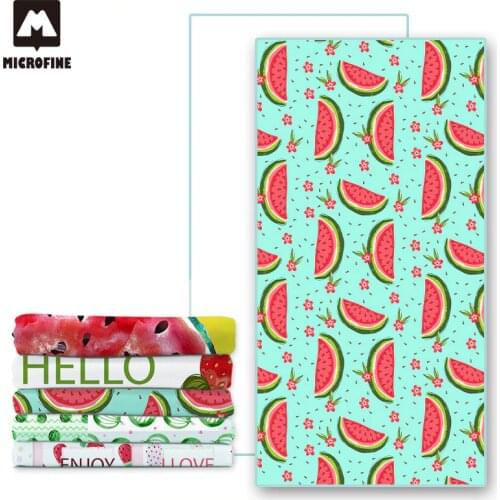 Microfine Watermelon Beach Towel Microfiber Pool Swimming Towels Adults Cute Yoga Mat Laege Baby Poncho Blanket Summer 2018