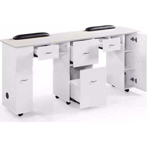 Professional Nail Salon Equipment Manicure Table With Vacuum Cleaner Fan (customizable)