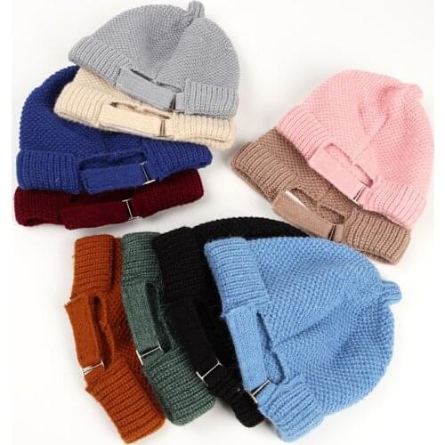 Adjustable Winter And Autumn Warm Beanies Casual Hip Hop Hat Men Beanie Female Wool Knitted Beanie SkullCap Elastic Hats Unisex