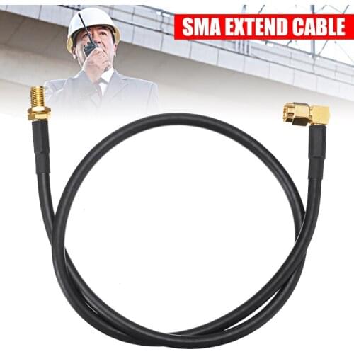 SMA Female to Male Caxial Extend Cable For Baofeng UV-5R UV-82 UV-9R Plus Walkie Talkie Antenna Extend Cables