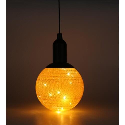 LED Cotton Ball Lights Wedding Party Holiday Bedroom Decoration Fairy Rope Lamp Yellow Pink Golden Grey Appearance Beautiful