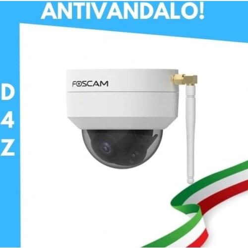 [VandalProof outdoor/] D4Z outdoor IP camera motorized Foscam Wifi 4 P 1080 megapixel VandalProof white color