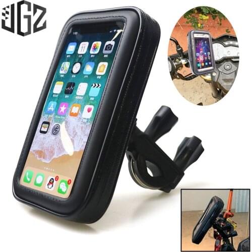 Universal Motorcycle Bicycle Mobile Phone Holder Telephone Stand Bag Waterproof Case For Ducati KTM Honda Triumph Yamaha BMW