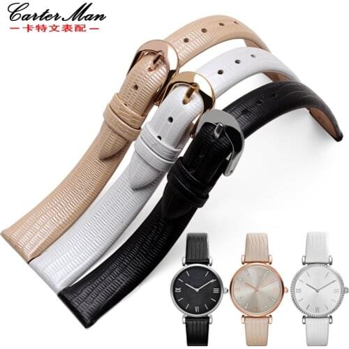 High quality genuine leather watchband for AR1876 1683 1681 Ladies fashion Small size 10mm 14mmwatch strap