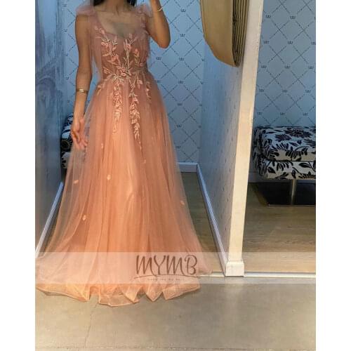 Exclusive Elegant Evening Prom Dress Tulle Lace Embrioderied Bow Tie Flowy Illusion Women Wedding Party Gowns Sexy High Split