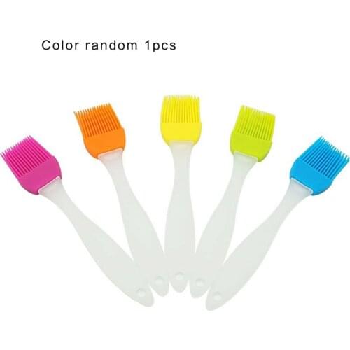 1pc Food Grade Silicone Resistant Barbecue Brush Butter Brush Oil Brush Seasoning Brush Outdoor Barbecue Grill Accessories