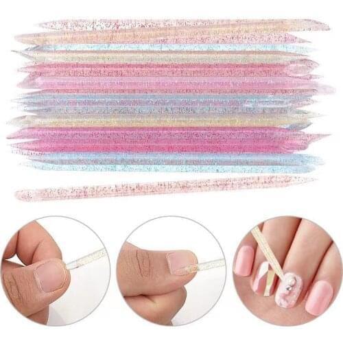 50pcs(9.5X0.4cm)Dead Skin Pusher for Cuticle Pusher Cuticle Remove Tool Manicures Dual-end Use Finger Art Cuticle Remover