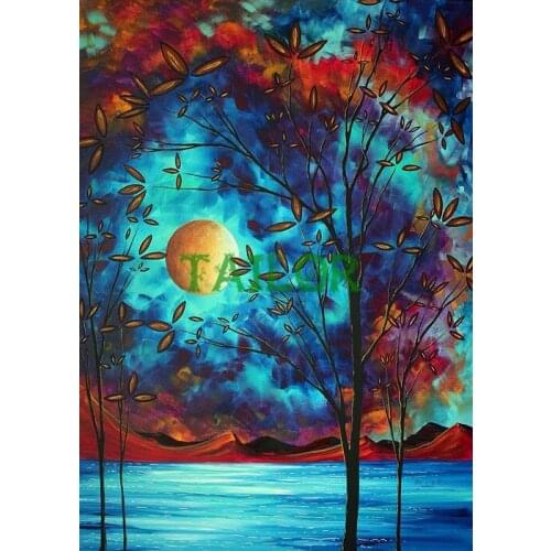 5D diamond painting Full square wall stickers kit set haft diamentowy Cuadros Cross stitch tools DIY landscape art Mosaic colour