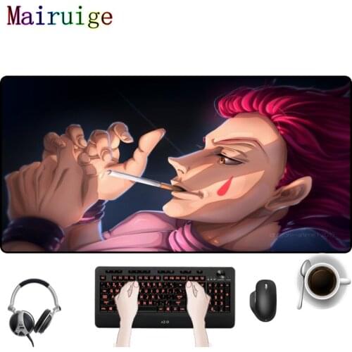 Myrige large mouse pad non-slip and waterproof design anime game accessories full-time hunter mouse pad quick sliding table mat