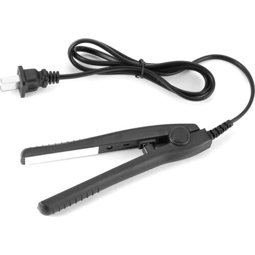 Dropshipping US Plug Mini Electric Splint Flat Iron Ceramic Hair Curler & Straightener Hair Perming Styling Appliance Crimper