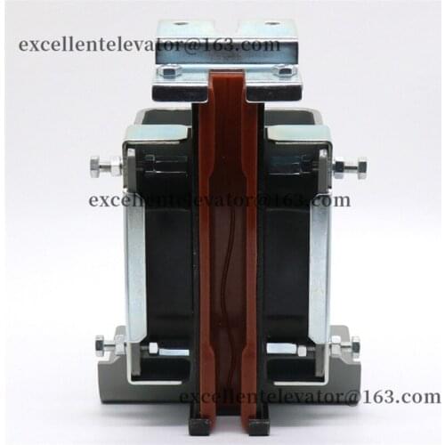 DXP126-08 TRA237D2 Elevator Sliding Guide Shoe Groove Width 16mm Installation Hole Distance 130mm+50mm