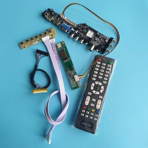 Kit for LM215WF3(SL)(A1) 21.5" LED HDMI VGA DVB-C DVB-T Digital USB AV 1920X1080 30pin TV Controller board LCD Panel