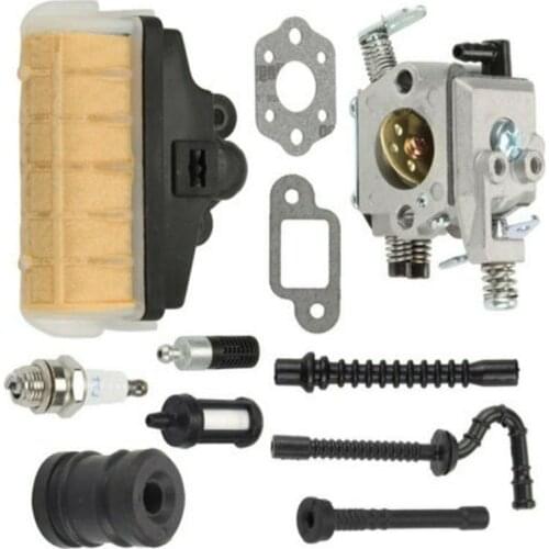 Carburetor Kit For Stihl MS210 MS230 MS250 021 023 025 Chainsaw Carb Air Filter Carburetors Fuel Line Spark Plug Carburetors New