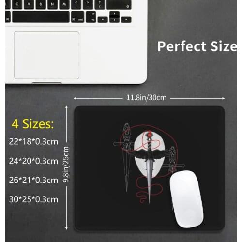 Red Thread Of Fate Mouse Pad DIY Print Critical Role Raven Queen Vax Vaxildan Crit Role Dnd Raven Dagger