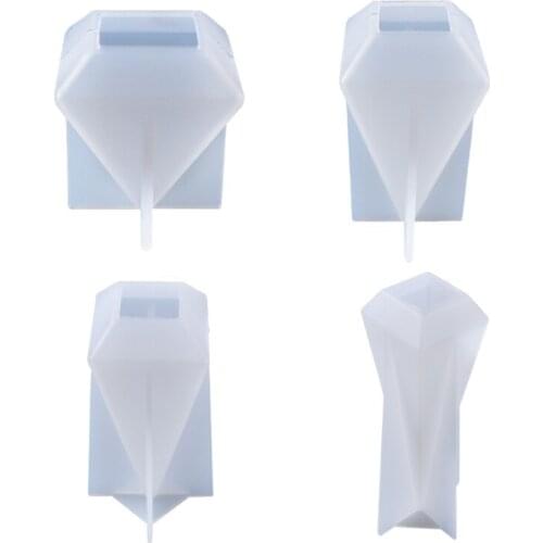 Epoxy Resin Mold Square Cone Mold Jewelry Pendant Casting Silicone Mould DIY Crafts Ornaments Decorations Making Tools