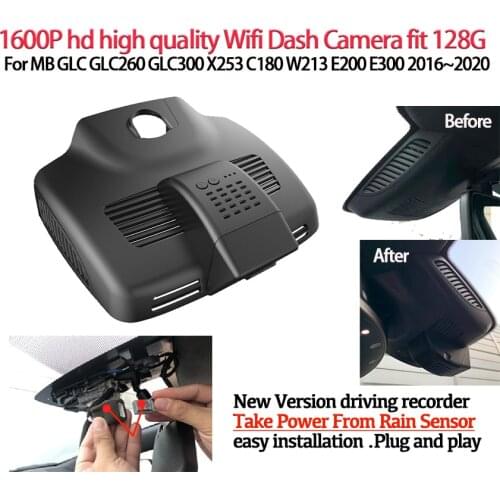 Easy Installation Car Dash Camera Video Recorder Dash Cam Camera For Mercedes-Benz GLC GLC260 GLC300 X253 C180 W213 E200 E300 HD