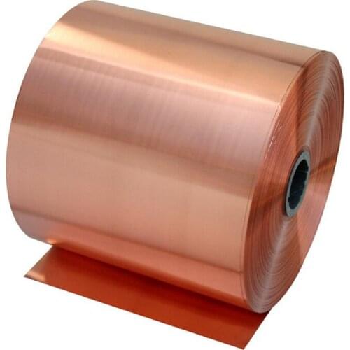 0.1-1mm Thickness Copper Sheet Roll High Purity Pure Copper Cu Metal Sheet Foil Plate