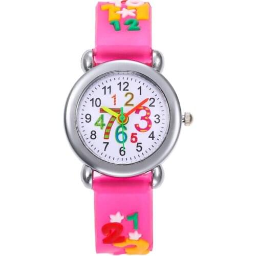 Korean fashion childrens watch high-quality digital silicone band watch