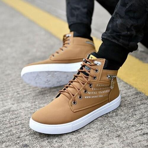 Lace-up casual shoes men boots 2021 basic ankle boots men summer shoes breathable mesh safety shoes men sneakers tenis masculino