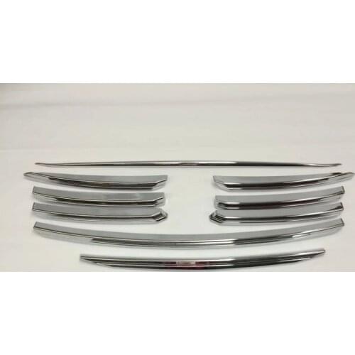 Car front grille trim auto grille decoration cover for Mazda CX-5 2015,ABS chrome,9pc/lot