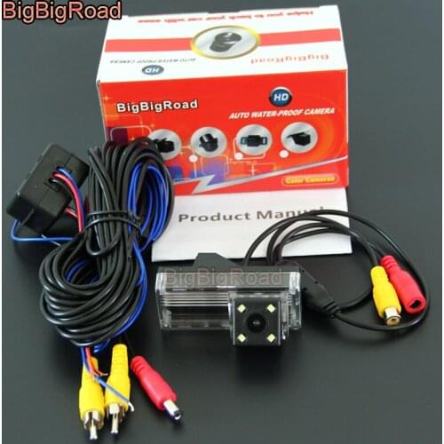 BigBigRoad Car Rear View Reverse Backup Parking Camera For toyota reiz Prius 2005 2006 2007 2008 2009 night vision Waterproof