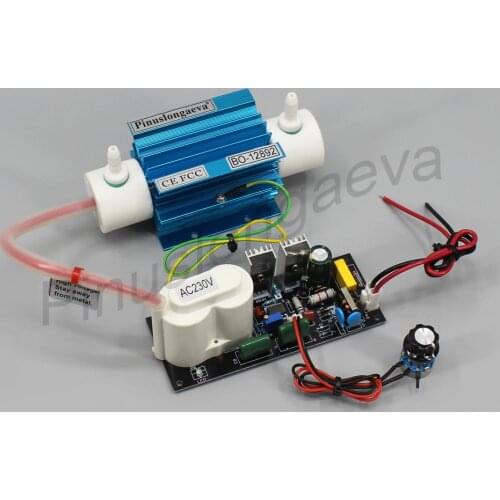 Pinus longaeva 5G/H 5grams adjustable Quartz tube type ozone generator Kit cold corona discharge ozone generator air purifier