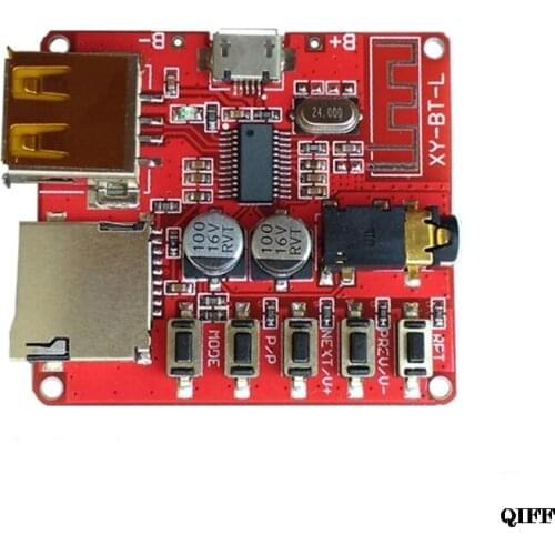 Drop Ship&Wholesale Wireless Bluetooth Audio Receiver Board TF Card USB Decording Stereo Music Transmitter Module APR28