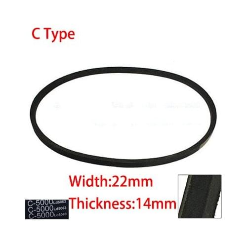 C 3048 3073 3099 3124 22mm Width 14mm Thickness Rubber Groove Cogged Machinery Drive Transmission Band Wedge Vee V Timing Belt