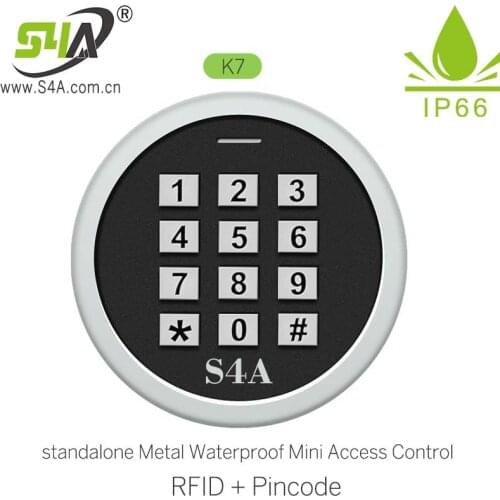 RFID Metal Access Control Keypad IP66 Waterproof Outdoor Door Opener Electronic Lock System