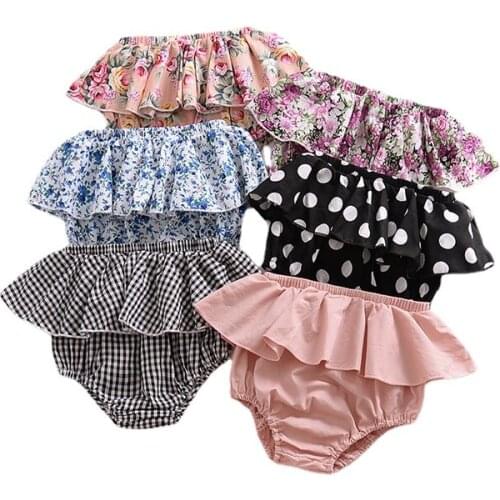 Infant Baby Girls Bloomers Girl Clothing Toddler Girls Summer Shorts Outwear 6M To 6Years Floral Kids Girls Cotton Shorts