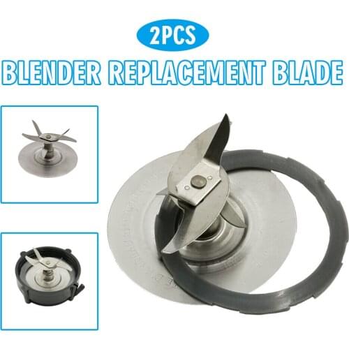 2Set Blade Replacement With Sealing Ring Gasket for Oster Pro 1200 Blender Stainless steel Blender Replacement Blade Accessories