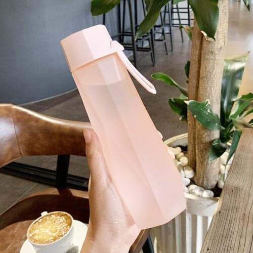 Sports Cup Couple Water Cup Plastic Portable Drink Bottle Tarvel Outdoor Rope Water Bottle Juice Milk Cup Kitchen Water Cup