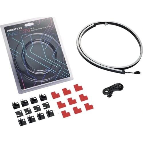 PHANTEKS M1 M5 Light Strip ARGB Neon Computer Case Decoration LED Strip Set 5V 3 PIN Flexible Lamp Tape for PC Case Chassis