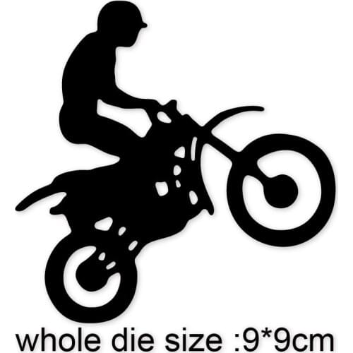 Man riding motorcycle Metal Cutting Die Stencils for DIY Scrapbooking Album Decorative Embossing Hand-on Paper Craft Cards