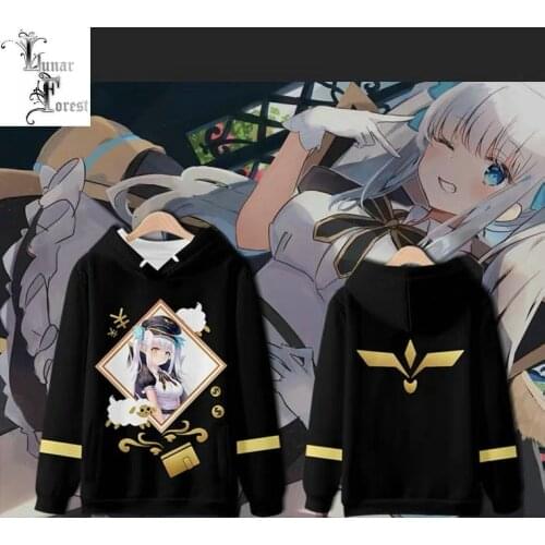 VTuber Kagura Mea 3D Printing Men/Women Autumn Fashion Hoodies Sweatshirt Long Sleeves Pollover Plus Size