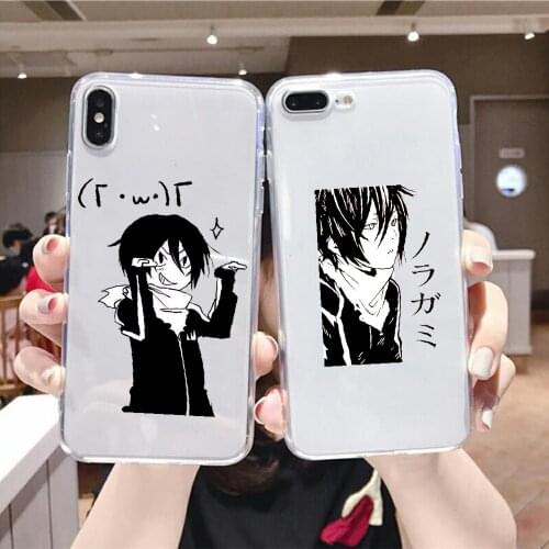 Yato Noragami Iki Hiyori Anime Phone Case For Huawei P Mate P10 P20 P30 P40 10 20 Smart Z Pro Lite 2019 transparent silicone