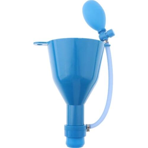 1 Set Engine Oil Filler Funnel With Gasbag For Vehicle Car Tool
