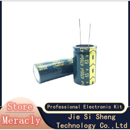 1pcs/lot T05 63V 4700UF aluminum electrolytic capacitor size 22*40 4700UF 63V4700uf 20