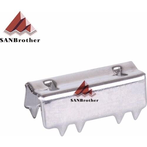 10PCS/Lot 3d printer open belt clip open-end timing s openbuilds clamp crimp style