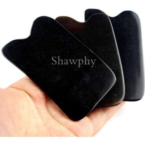 10pcs Large Natural Buffalo Horn SPA Scraping Plate Body Massager Traditional Acupuncture Massage Face GuaSha Board Therapy