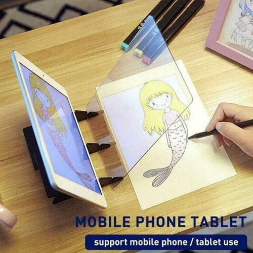 Sketch Tracing Drawing Board 22.5*15.6cm Optical Draw Reflection For Beginners Tool Projector Sketching Kids Painting