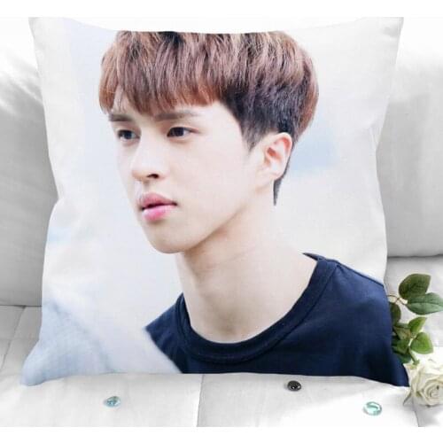 Ken VIXX Pillow Cover Bedroom Home Office Decorative Pillowcase Square Zipper Pillow Cases Satin Soft