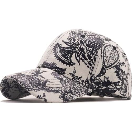 Leather Suede PU printing Baseball Cap Men Fashion Spring Hat Snapback Hip Hop Unisex Caps Adjustable Brand Casual Hats